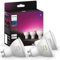 PHILIPS HUE White & Colour Ambiance Smart LED Spotlight - GU10, Triple Pack