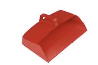 Red Hard Plastic Dustpan Only Janitorial Supplies Cleaning Catering