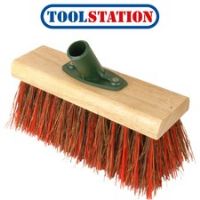Yard Broom Head Bassine / Red PVC Mix 10"