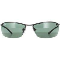 Ray-Ban RB3183 Sunglasses 63 mm (63 mm, Gunmetal Frame/Green Classic Lens)