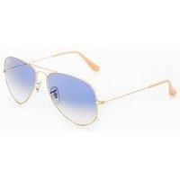 Ray-Ban Sunglasses Aviator 3025 001/3F Gold Blue Medium 58mm