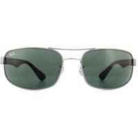 Rayban Sunglasses 3445 004 Gunmetal Green