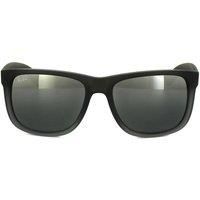 Ray-Ban Sunglasses Justin 4165 852/88 Grey Silver Mirror Gradient 55mm