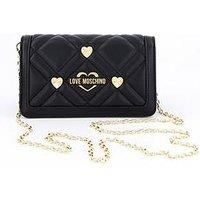 Love Moschino Quilted Chain Studded Purse