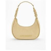 Love Moschino Braided Strap Hobo Bag - Beige