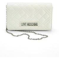 Love Moschino Quilted Small Bag - White