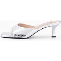 Love Moschino Logo Kitten Heel Mule