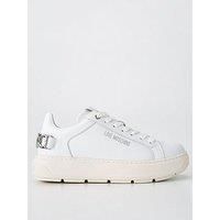 Love Moschino Bold Chunky Chain Sneakers - White