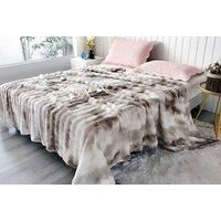 Luxurious Faux Fur Throw Blanket - 4 Sizes & 5 Colours