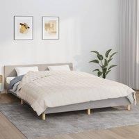 Weighted Blanket Light Cream 200x220 cm 13 kg Fabric