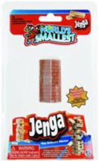 Worlds Smallest Super Impulse - 361223 Jenga - The World-renowned Skill Game as a Mini Version, from 6 Years