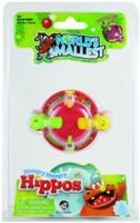 World/'s Smallest Hungry Hungry Hippos, Super Fun for Outdoors, Travel & Family Game Night, Multicolor, Miniature
