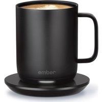 New Ember Temperature Control Smart Mug 2, 295 ml, Black, 1.5-hr Battery Life – App-Controlled Heated Coffee Mug – Improved Design