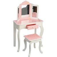 Fantasy Fields Star Dressing Tables Vanity Table w/ Mirror & Stool  TD-11670Q