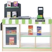Teamson Kids Austin Wooden Pretend Grocery Role Play Shop For Children With Conveyor Belt UK-TD-13206B