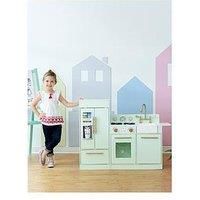 Teamson Kids Childrens Little Chef Chelsea Wooden Play Kitchen Mint TD-12302M