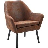Teamson Home Accent Chair, Armchair, Seating for The Home or Living Room, Brown, One Size