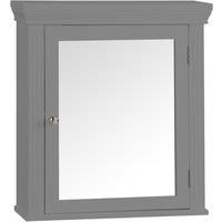 Versanora Bathroom Stratford Wooden Mirrored Medicine Cabinet Grey EHF-6544G, 47 x 14 x 50.8