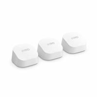 Amazon eero 6+ mesh Wi-Fi 6 router system | built-in Zigbee smart home hub | 3-pack | coverage up to 420 sq.m