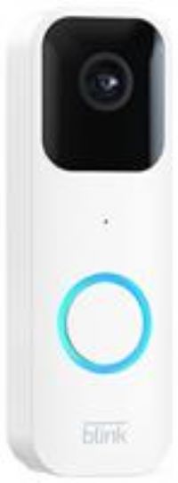 Introducing Blink Video Doorbell | Two-way audio, HD video, motion and chime app alerts, easy setup, weather resistant and Alexa enabled — wired or wire free (White)
