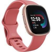 Fitbit Versa 4 Fitness Smartwatch with built-in GPS and up to 6 days battery life - compatible with Android and iOS.