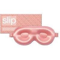Slip Silk Contour Sleep Mask - Rose (One Size) - 100% Pure Mulberry 22 Momme Silk Eye Mask - Comfortable Sleeping Mask with Elastic Band + 100% PU Foam Filler