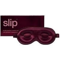 slip Crimson Contour Sleep Mask | Pure Silk, 100% Mulberry Silk | Contoured Design for Optimal Light Blocking & Comfort | Soft, Gentle on Skin, Adjustable Strap for Perfect Fit