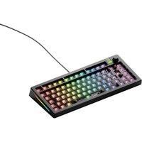 Glorious Gaming GMMK 3 Barebones Custom Gaming Keyboard, 75% Mechanical Keyboard, Modular Gasket System, Hotswappable MX 5-pin, Sound Dampening Foam, Aluminum Switch Plate, ISO/EU - Black