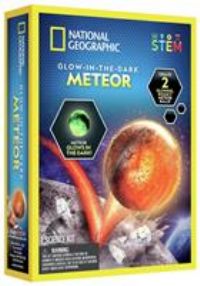 National Geographic Glow In The Dark Meteor Bouncy Balls for Kids - Thrilling Space Ball Craft Kit Creates 2 Jumping Balls for Kids Toys | STEM Educational Science Kits Space Gifts for 8+ Year Olds