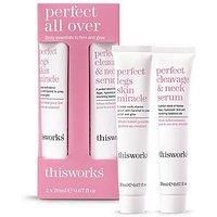 This Works - Perfect All Over Kit, Perfect Cleavage & Neck Serum and Perfect Legs Skin Miracle - Pamper Gift Set for Women