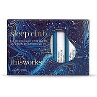This Works Sleep Club Gift Set - Deep Sleep Pillow Spray Infused with Lavender, Camomile and Vetivert - 5 x 5ml Mini Science-Backed Pillow Sprays to Aid Sleep, Perfect for Travel