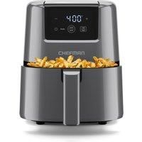 Chefman 2L Mini Air Fryer – Digital Space-Saving Compact Air Fryer with Nonstick and Dishwasher Safe Basket, Quick & Easy Meals in Minutes, Features Digital Timer and Shake Reminder – Grey