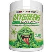 EHPlabs x Ghostbusters OxyGreens Super Greens Powder - Spirulina & Chlorella Superfood & Greens Supplements with Prebiotic Fibre, Antioxidants & Immunity Support, 30 Serves (Slimer Lime)