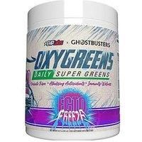 EHPlabs x Ghostbusters Frozen Empire: OxyGreens Super Greens Powder Superfood - Spirulina & Greens Supplement w/Prebiotic Fibre, Antioxidants & Immunity Support. Ecto Freeze (Grape Lollipop) 30 Serve