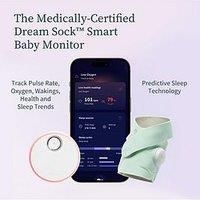New Owlet Dream Sock® - Smart Baby Monitor - Track Live Pulse (Heart) Rate, Oxygen in Infants - Mint