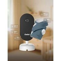 Owlet Dream Duo (3rd Gen) – Medically-Certified Smart Baby Monitor with Sock & HD Video Cam, Tracks Pulse Rate, Oxygen & Sleep, 2K HD Video, Cry & Motion Alerts, Temp Monitoring