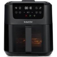 Instant Pot - Vortex Compact Black Air Fryer - 5L Basket, Family Size, 4 in 1 - Air Fry, Food Dehydrate, Bake, Reheat, Non-Stick, Easy Clean, Dishwasher Safe, Electric