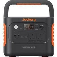 Jackery Explorer 1000 Plus portable power station, 1264Wh LiFePO4 Battery with 2x 2000W AC Outlets, Expandable to 5kWh for holiday RV Camping Emergency
