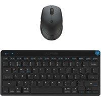JLab Go Bundle Bluetooth & Wireless Keyboard and Mouse Set - Multi Device Small Bluetooth Keyboard & Mice Combos with 2.4G USB Option, for iPad/Apple/Windows/PC/Computer/Tablet/iPad/Laptop/Mac Devices