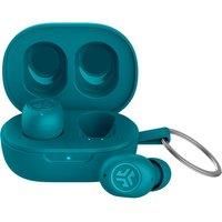 JLAB JBuds Mini True Wireless Earbuds, Headphones In Ear, Bluetooth Earphones with Microphone, Wireless Ear Buds, TWS Bluetooth Earbuds with Mic, USB Charging Case, Dual Connect, EQ3 Sound, Aqua Teal