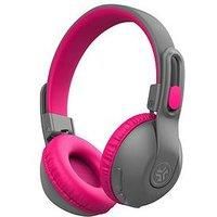 JLab JBuddies Studio 2 Kids Headphones Wireless - Bluetooth Headphones Kids for Boys & Girls, Volume Limited Childrens Earphones with Mic, 65+ Hr Playtime, Noise Isolation, Sharing & Wired Mode, Pink