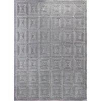 Surya Austin Rug Bedroom, Living Room, Dining Room, Hallway - Modern Boho Rug with Geometric Pattern - Soft Scandinavian Living Room Rug Oriental - Carpet 200 x 275 cm Large Rug Grey