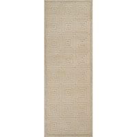 Surya Austin Rug Bedroom, Living Room, Dining Room, Hallway - Modern Boho Rug with Geometric Pattern - Soft Scandinavian Living Room Rug Oriental - Carpet 160 x 220 cm Large Rug Beige