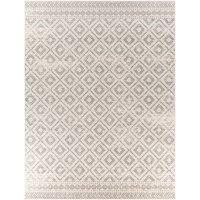 Livabliss Pizzo Geometric Rug - Scandi Area Rugs Living Room 120x170 cm, Dining, Kitchen - Neutral, Abstract Patterned Rugs, Boho Style, Easy Care Pile - Large Rug, Light Slate, White, Charcoal