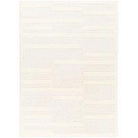 Livabliss Lagny Shaggy Rug - Modern Berber Rugs Living Room, Large 120x170 cm, Soft Shaggy Rugs for Bedroom - Neutral Boho Fluffy Rug, Easy Care Plush Thick Pile - Beige and White