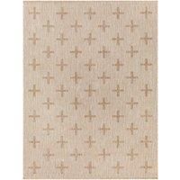 Livabliss Sannat Indoor Outdoor Rug - Large Boho Rugs for Living Room 120x170 cm Dining, Kitchen Carpet, Patterned Neutral and Coloured Rugs, Waterproof, Stain Durable - Tan, Cream, Beige
