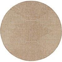 Livabliss Sevilla Indoor Outdoor Rug - Large Boho Rugs for Living Room 200x275 cm Dining, Kitchen Carpet, Patterned Neutral and Coloured Rugs, Waterproof, Stain Durable - Brown and Beige