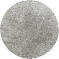 Livabliss Shaggy Rug Shaggy Rug - Modern Berber Rug Living Room 160x160 cm, Soft Shaggy Rugs for Bedroom - Neutral Boho Fluffy Rug, Easy Care Plush Thick Pile - Round Rug, Dark Grey Rug