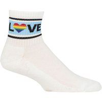 Gumball Poodle 1 Pair Love Cotton Gym Socks Multi One Size