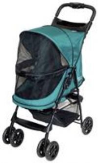 Pet Gear Happy Trails No-Zip Stroller, Sapphire Blue